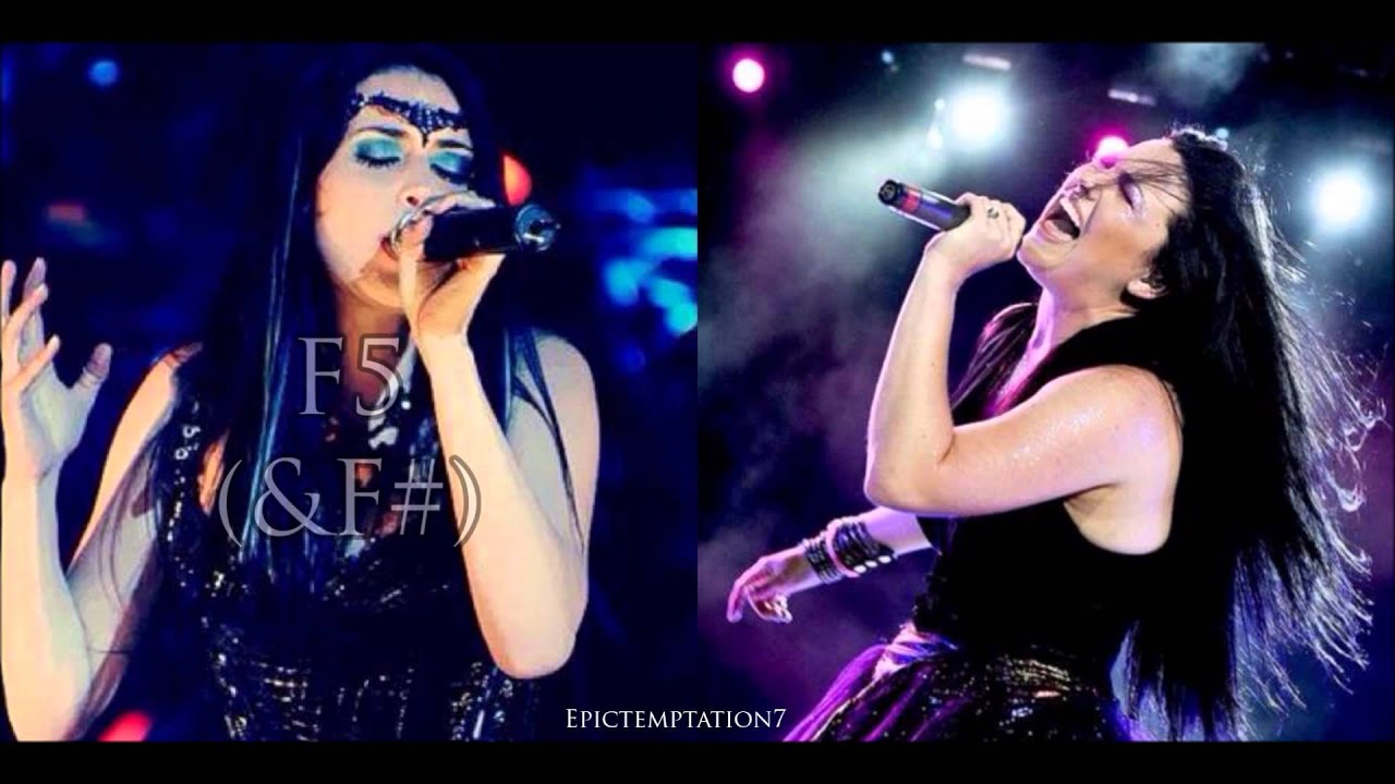 Amy Lee vs  Sharon Den Adel LIVE VOCAL BATTLE