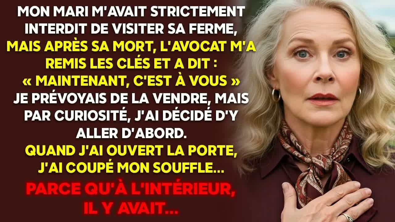 Mon mari est mort avec un secret, jusqu'à mon arrivée à la ferme interdite  ❄️