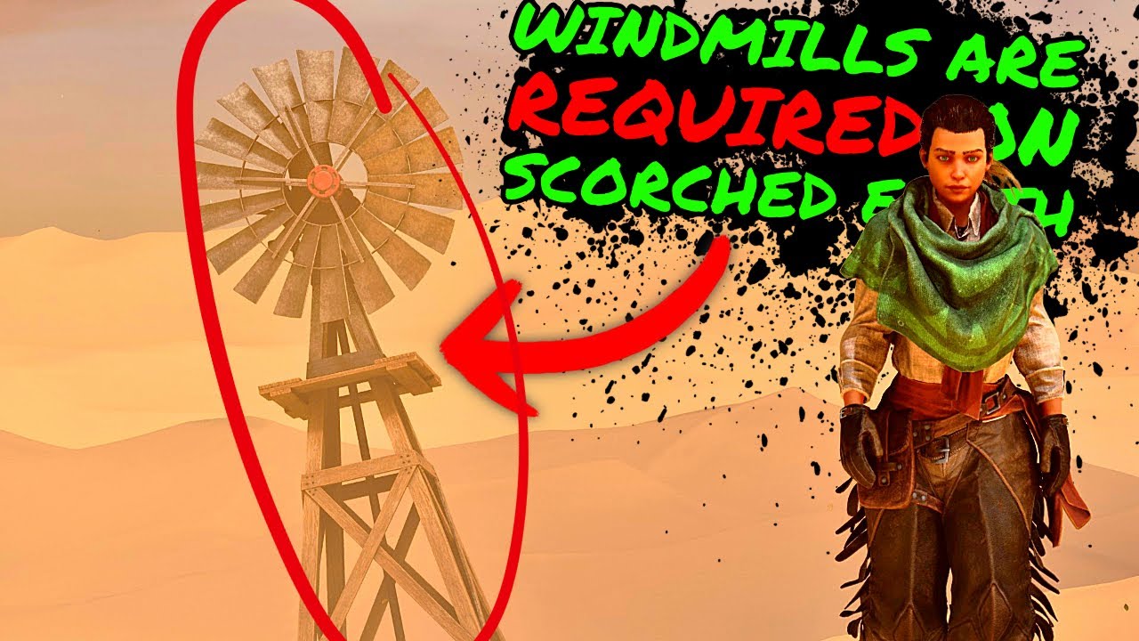 WHY YOU NEED WINDMILLS to SURVIVE on SCORCHED EARTH in Ark Survival Ascended!!!