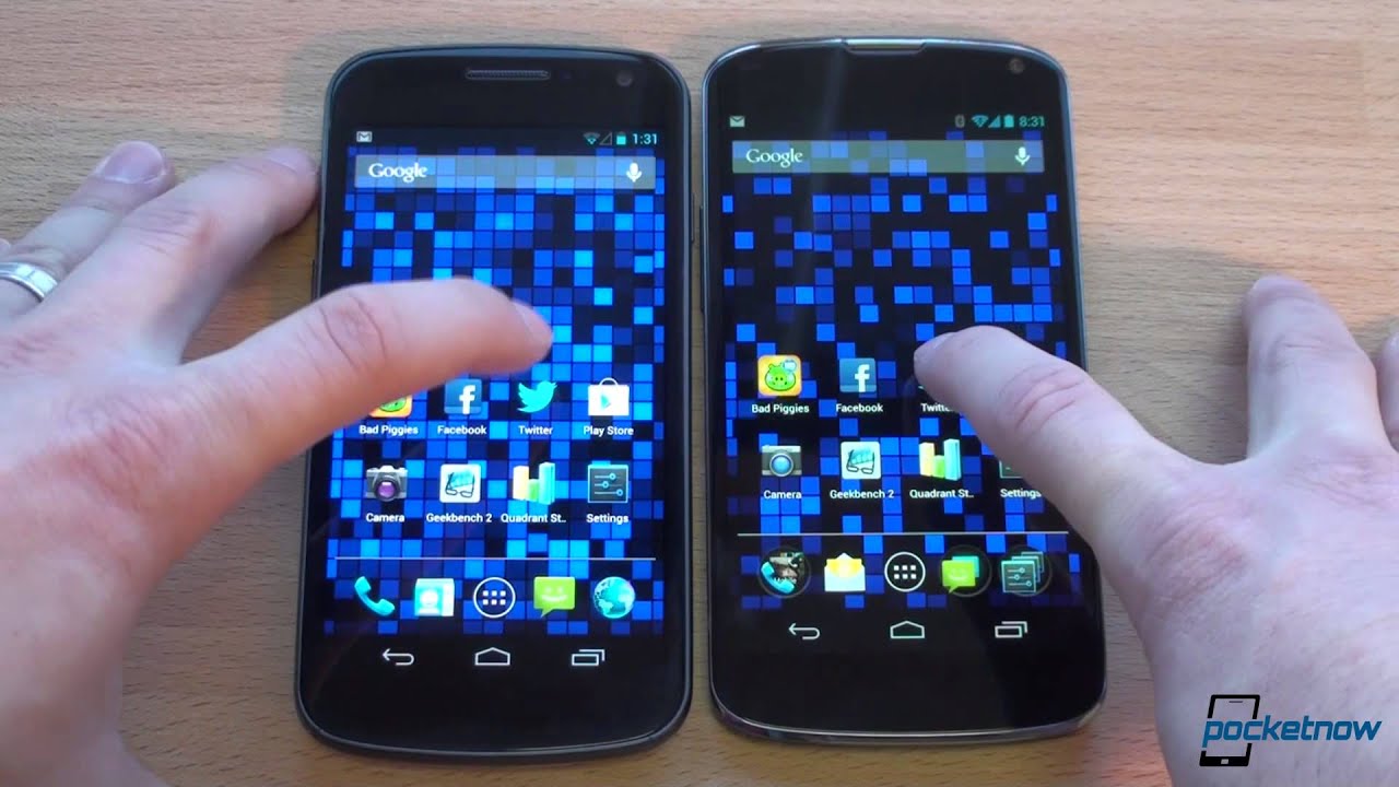 Nexus 4 против Galaxy Nexus | Pocketnow