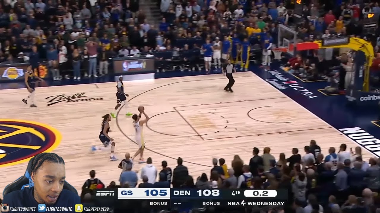 FlightReacts To WARRIORS at NUGGETS | FULL GAME HIGHLIGHTS | November 8, 2023!
