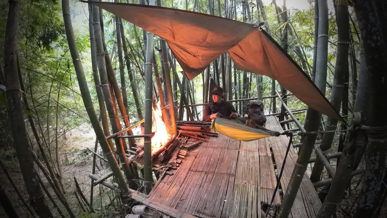 นอนป่าคนเดียว! บนห้างเก่า เจอสิ่งนี้ในป่าสามารถนำมาไล่ยุงให้ออกห่างได้