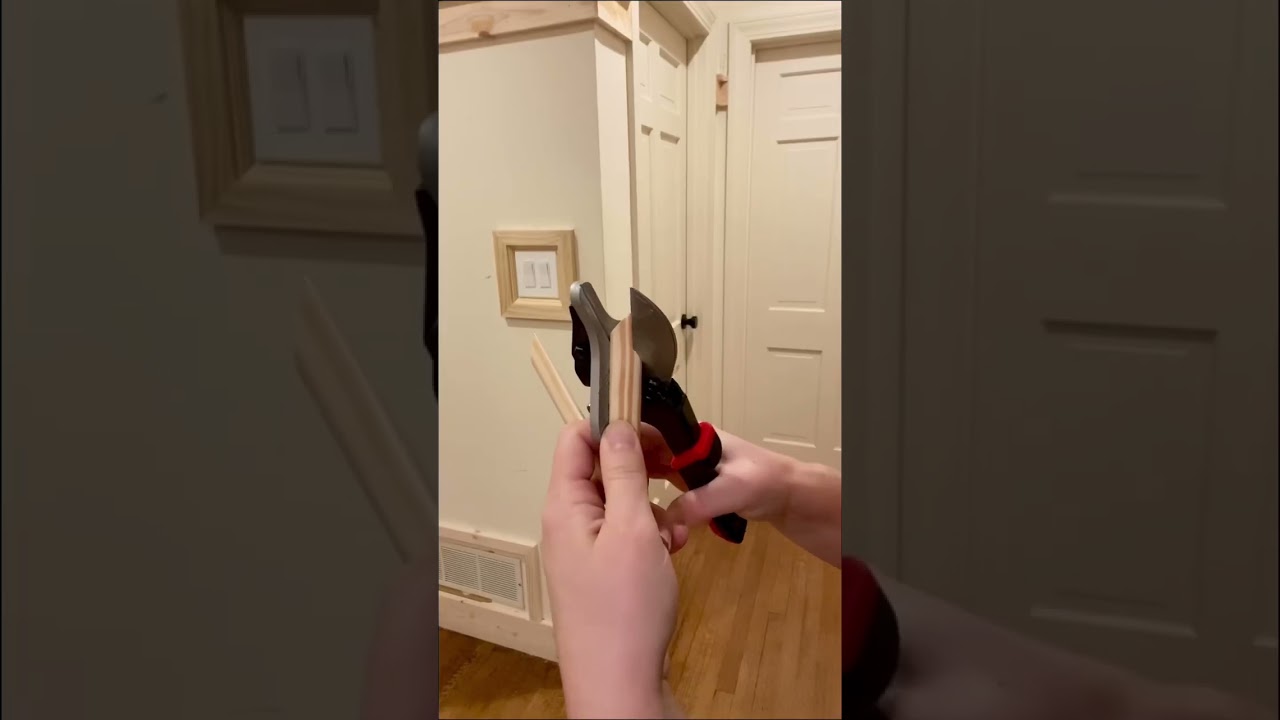 How to add wood trim to your light switch