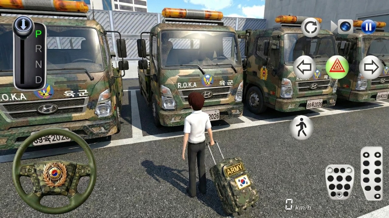 Hyundai Mighty Korean Military Tow Truck | 3D Driving Class