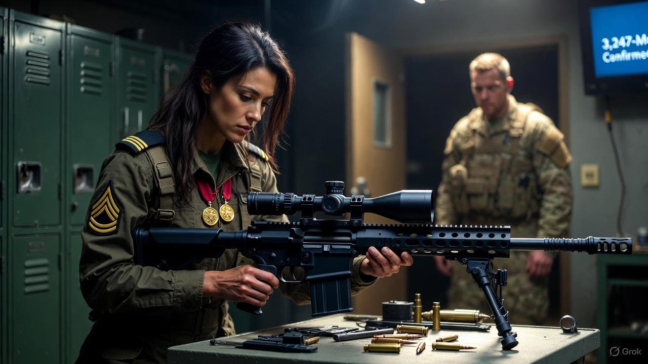 The SEAL Commander Saw Her Cleaning the Barrett .50 — Then Realized She Had 312 Confirmed Kills