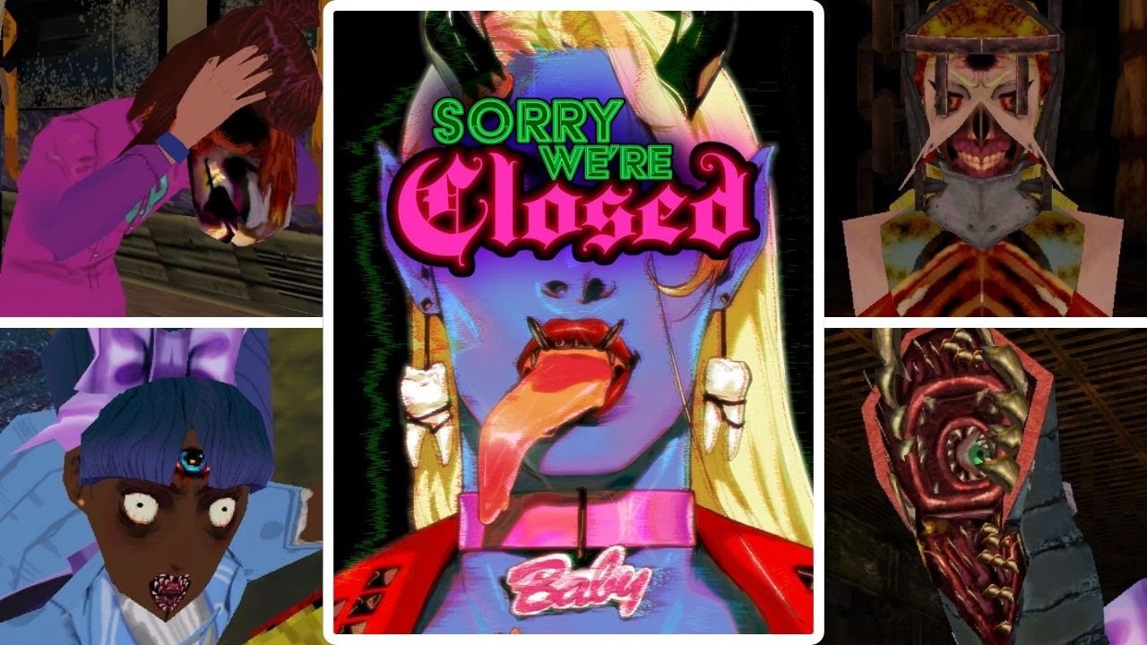 Sorry We're Closed - All Bosses (with Backstories) + Robyn Ending