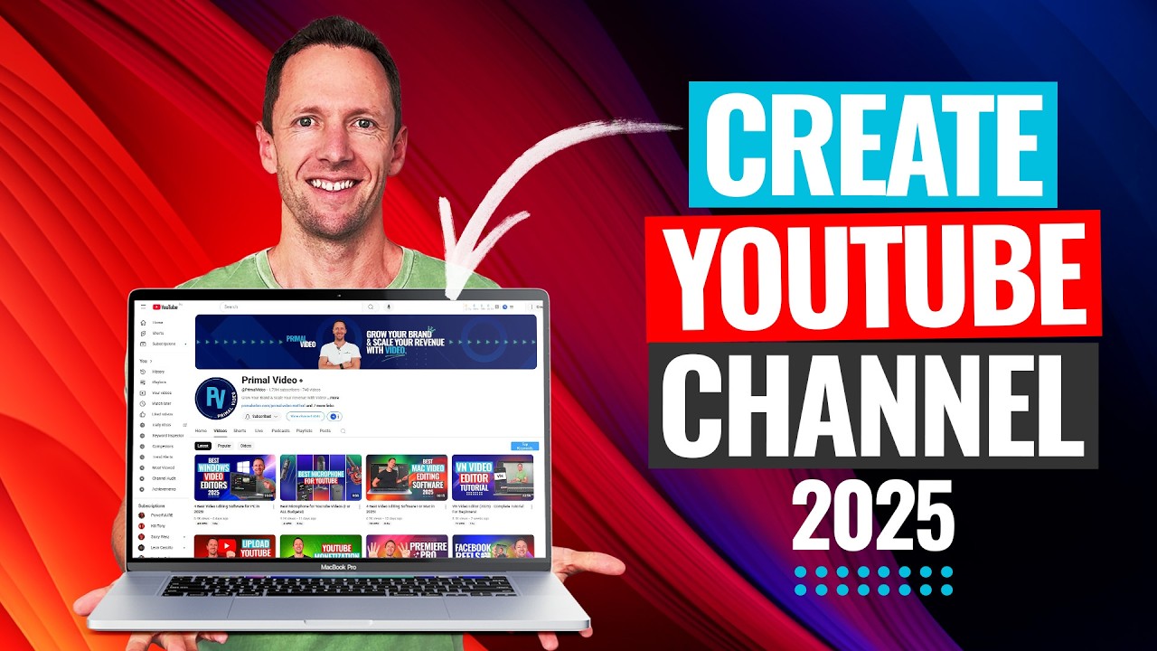 How to Create a YouTube Channel in 2025! (Beginner’s Guide)