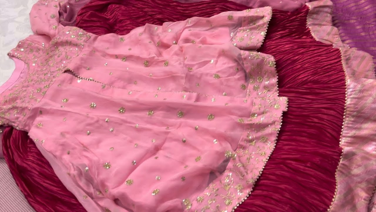 Self Made Fancy Dress Design Affordable & trendy || How to design & Stitch party dress 2023