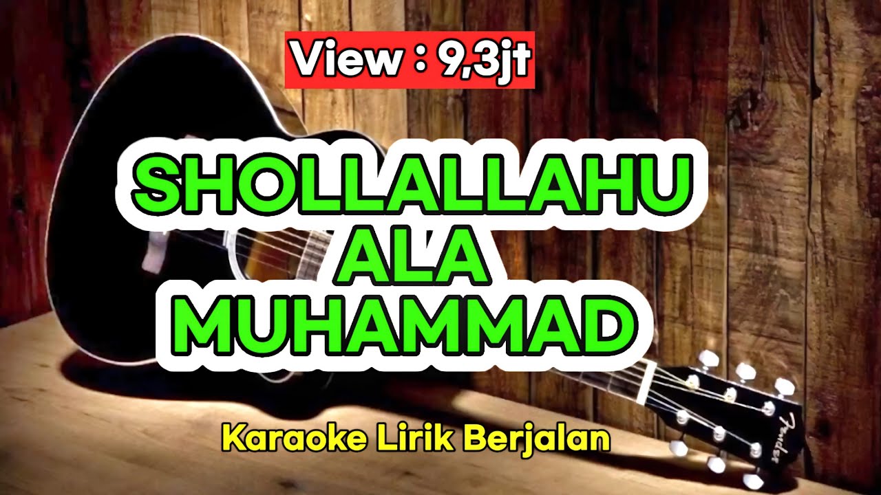 SHOLLALLAHU ALA MUHAMMAD | Santri Njoso | Karaoke Akustik