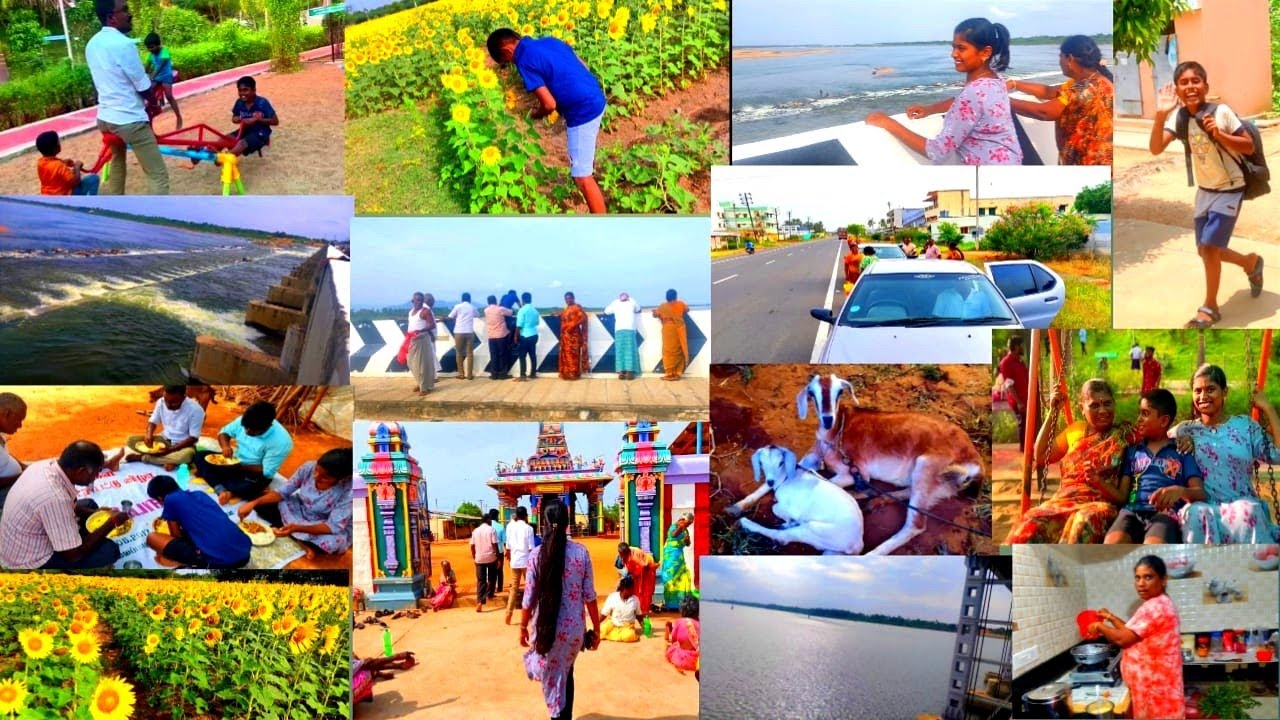 👨‍👩‍👧‍👧குடும்பத்தோடு சேர்ந்து  ஆத்துக்கு 💦போறோம்  😚😚travel vlog  நாங்களும் பன்னுவோம் 🥰