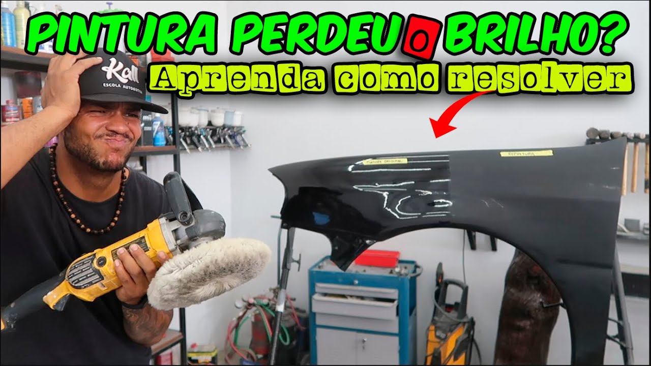 PINTURA DO CARRO PERDEU O BRILHO - RESOLVA DE FORMA SIMPLES!