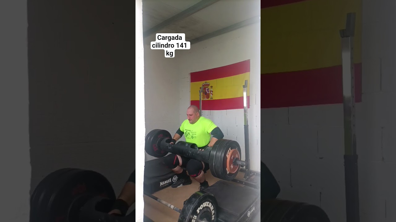 Cargada cilindro 141 PR!! #deporte #fitness #gym #power