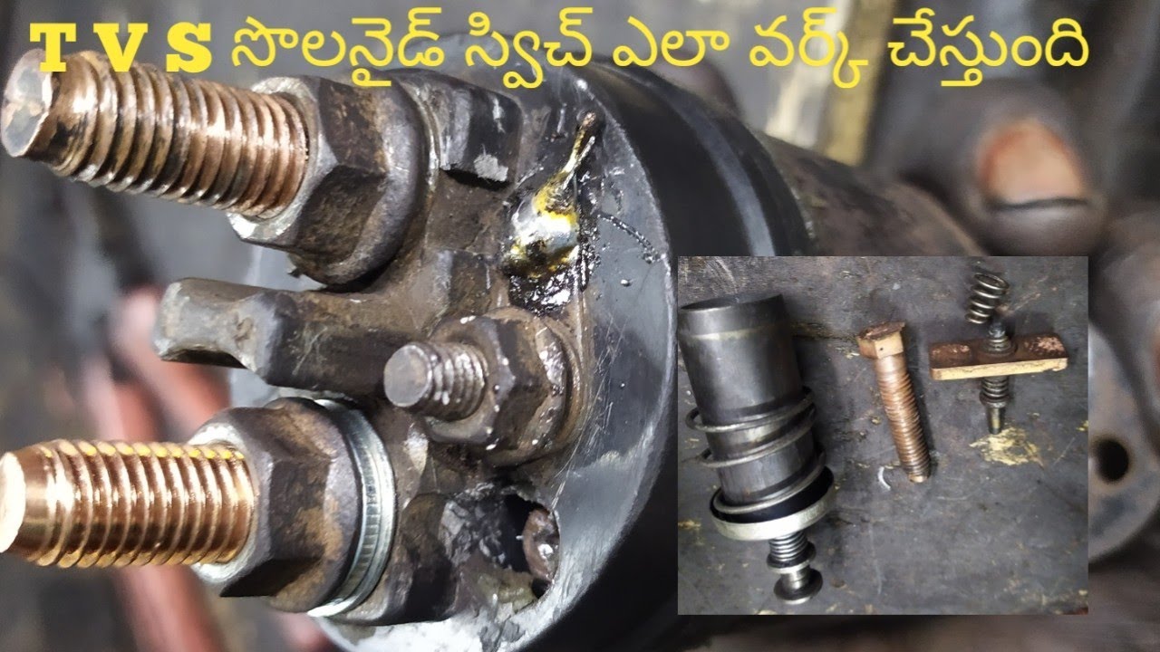 How to solenoid switch working explain in Telugu