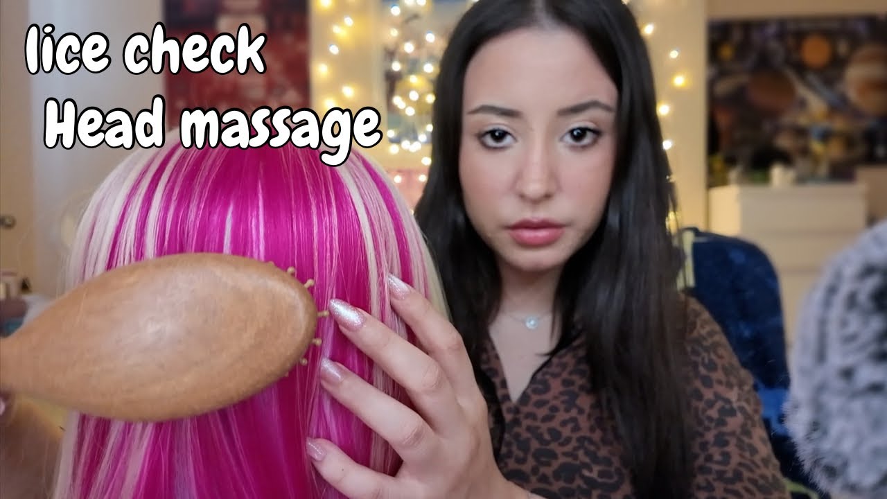 Greek ASMR | Σπα για τα μαλλιά | Έχεις πυρίτιδα και ψείρες 😭 Ελα να σε βοηθήσω 💤 #asmr 