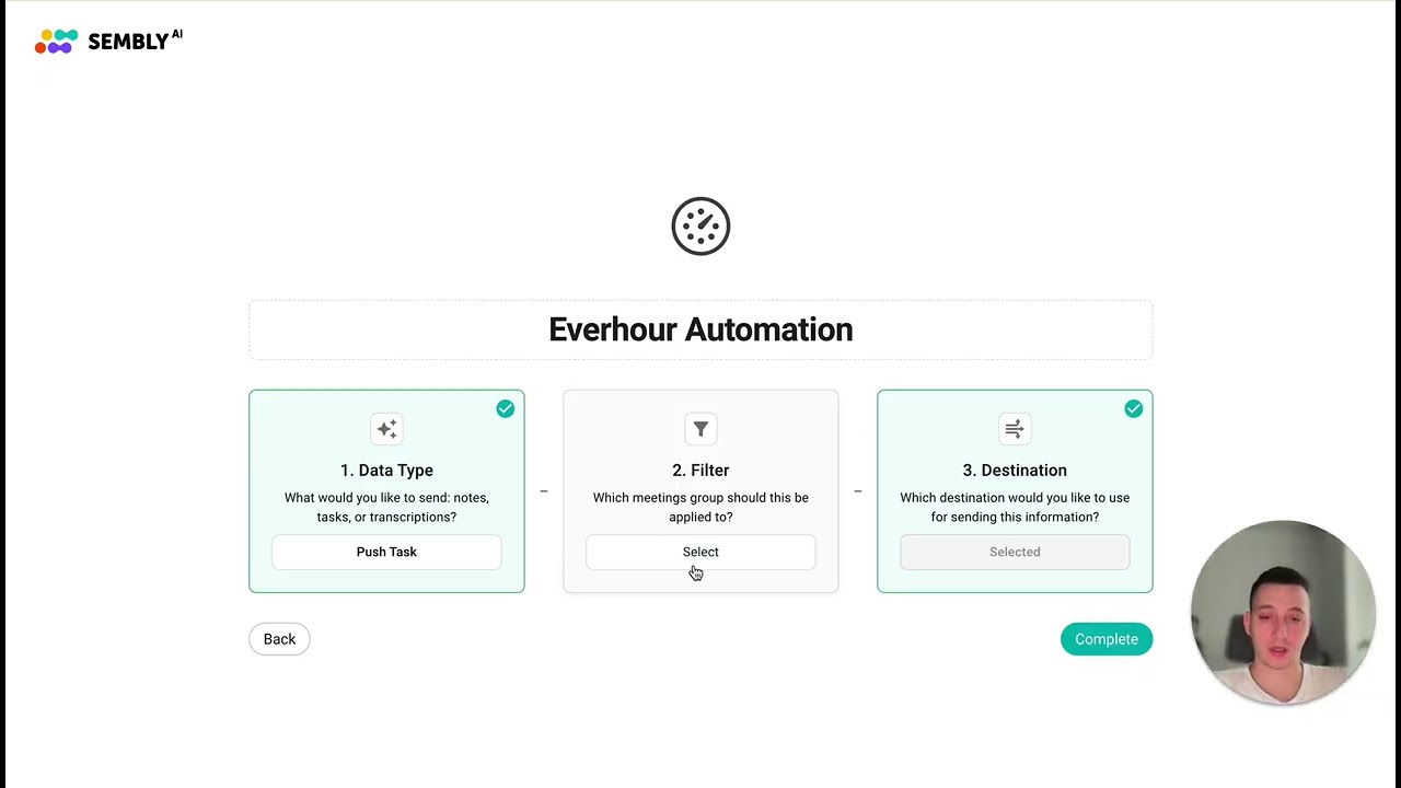 Sembly AI + Everhour Automation Tutorial