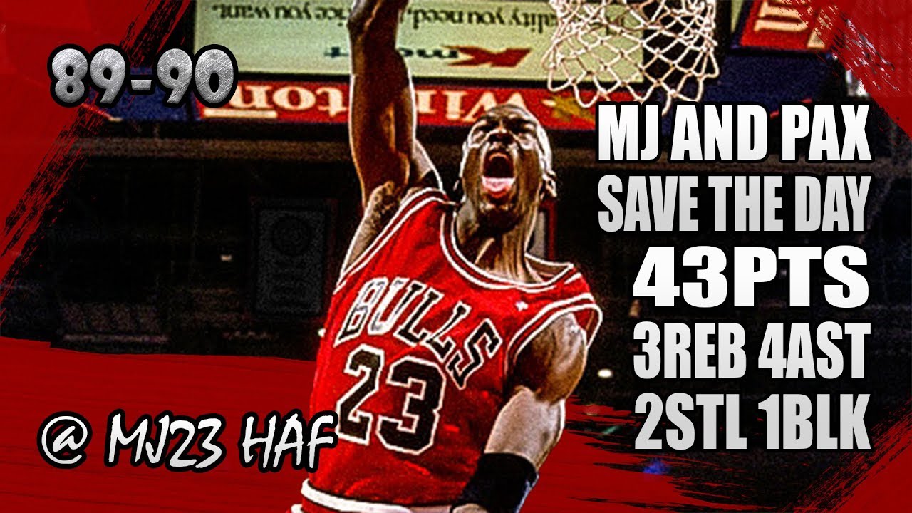 Michael Jordan Highlights vs Mavericks (1990.04.07) - 43pts, CLUTCH as HELL!