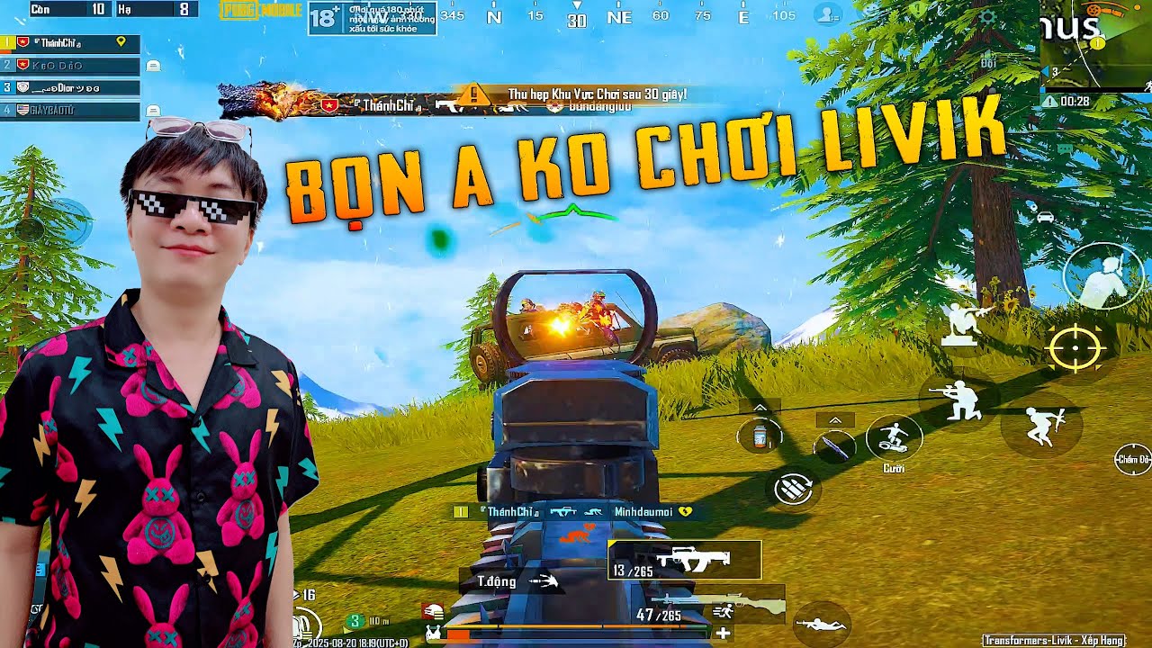 PUBG Mobile - Thị Phạm Càn Quét Map Livik Cho Thành Viên Mới Trong Team