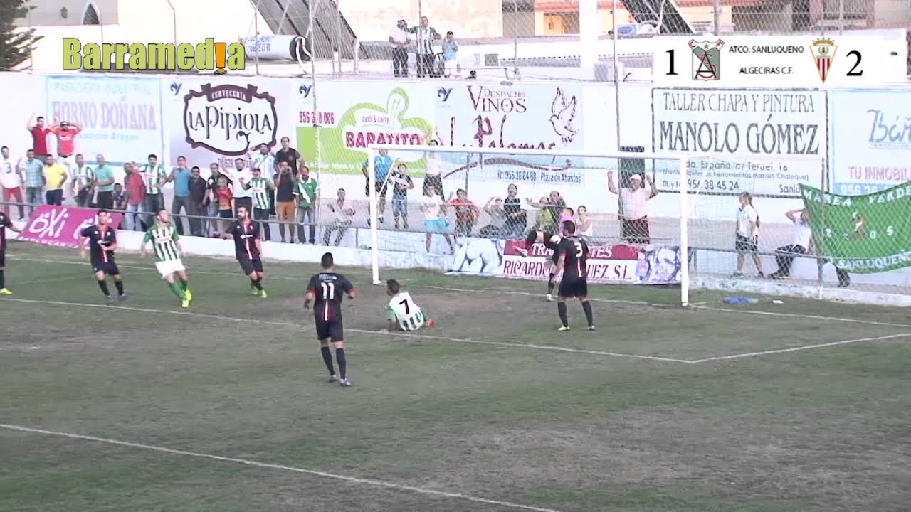 Resumen Atco Sanluqueño 1 - 3 Algeciras C F - Sanlúcar de Barrameda 2014 .