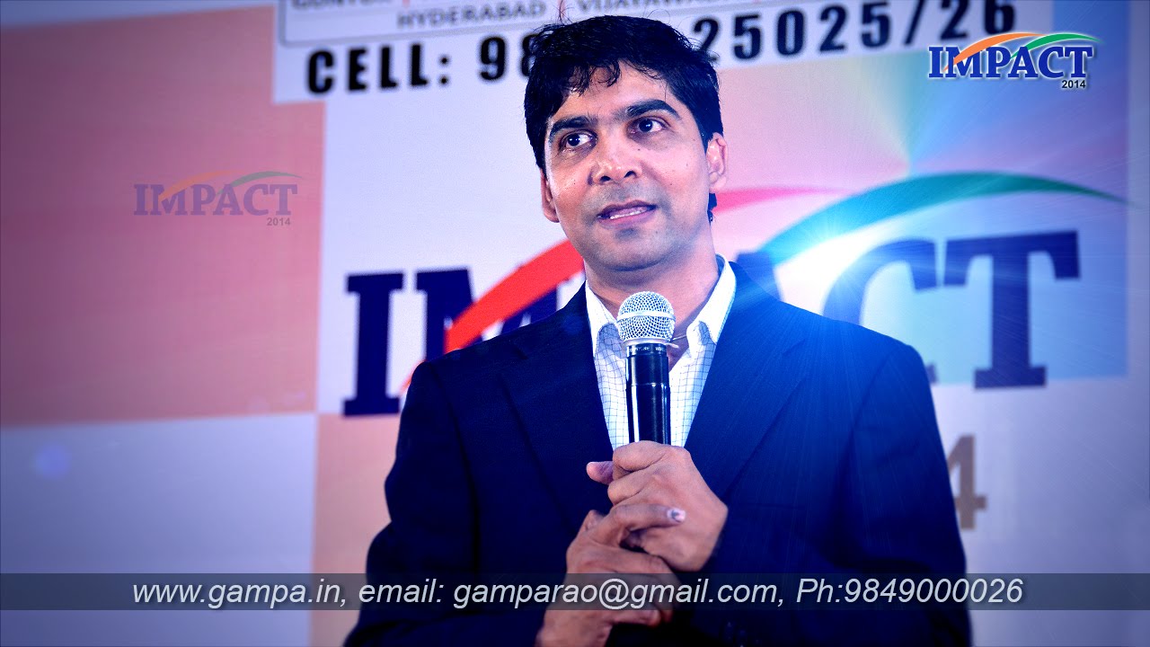 How to be successful? by Mr V Venu bhagavan at IMPACT2014