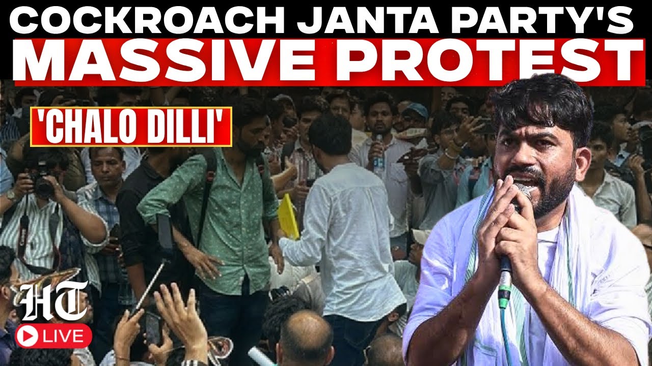 Cockroach Janta Party Protest LIVE | Late-Night Dharna at Jantar Mantar Over Exam Leak Allegations