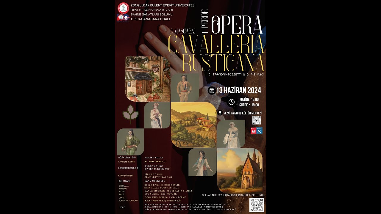 Zonguldak Bülent Ecevit Üniversitesi Devlet Konservatuvarı Opera: Cavalleria Rusticana ( Suare )