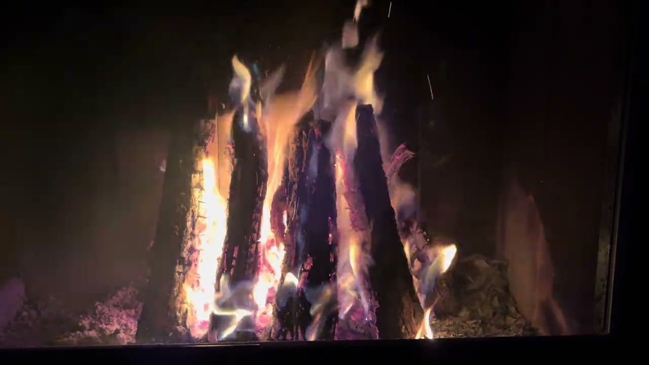 Real Fireplace Ambience 🔥| Original Fire Crackling Sounds 