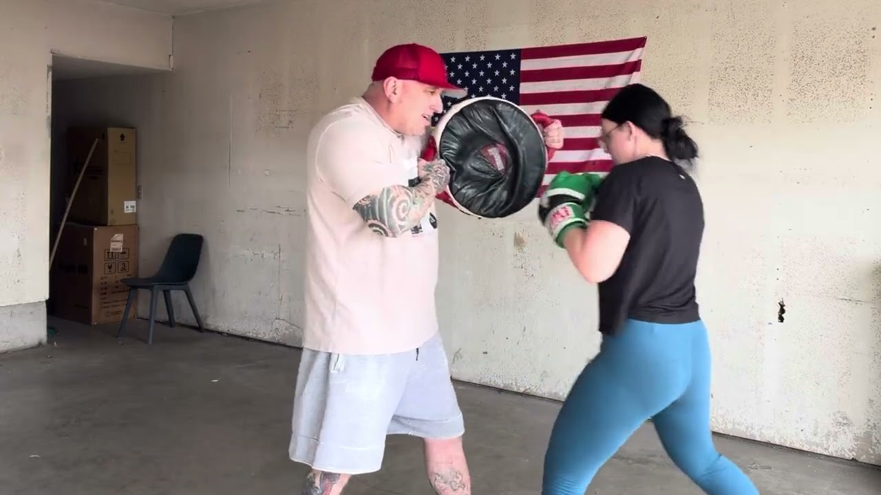 Putting in work. Great job queen. GHIGAU represent. #boxing #martialarts #queen 