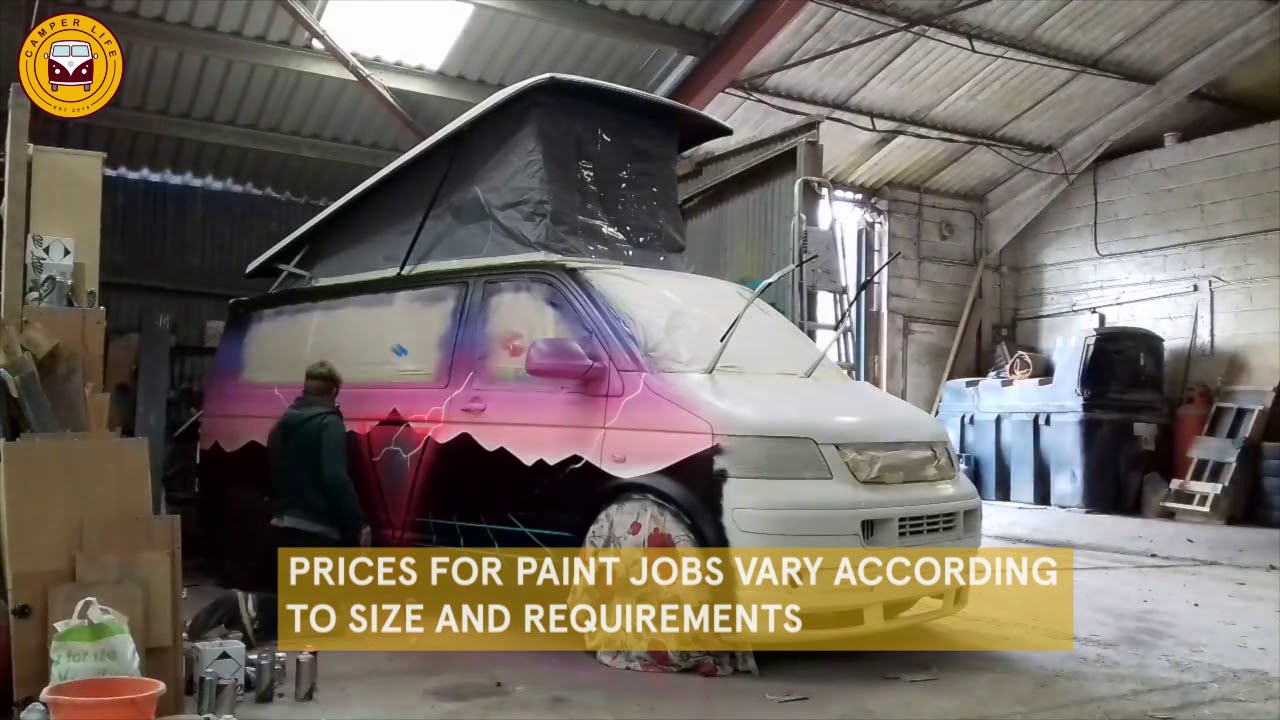 V.W T5 CAMPERVAN GRAFFITI SPRAY PAINT