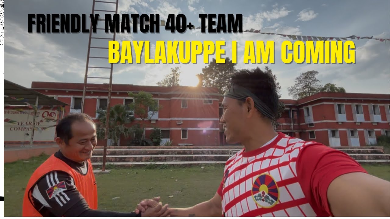 Haparpur staff v/s poanta cholsum 4o+ team friendly match // #tibetanvlogger #football 