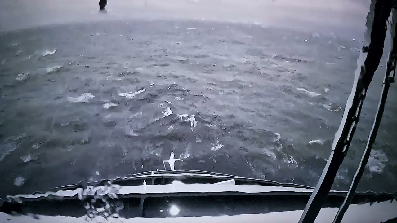 MSC World Europa - avviso di maltempo dal ponte di comando