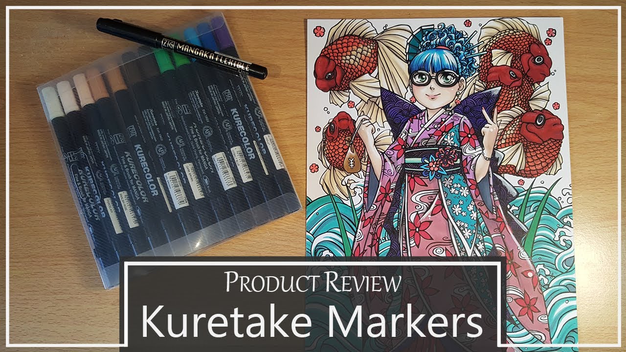 Product Review: Kuretake Kurecolor marker pens