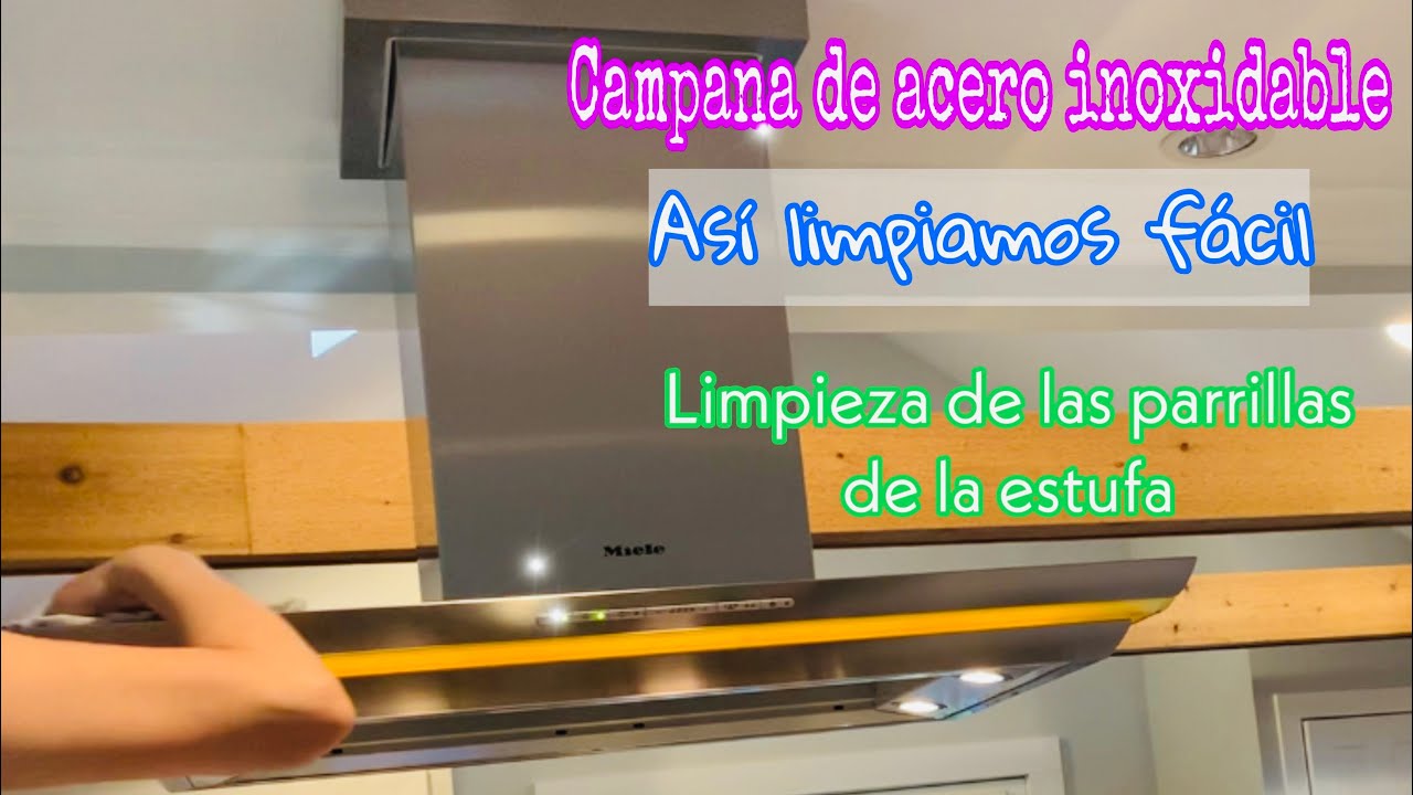📍como limpiar LA CAMPANA DE LA COCINA DE ACERO INOXIDABLE-LIMPIEZA DE LA ESTUFA MUY SUCIA