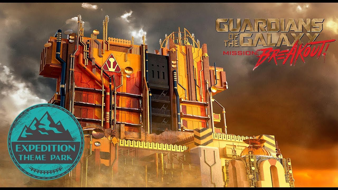 The Terror of Guardians Of The Galaxy - Mission Breakout! | Expedition Theme Park