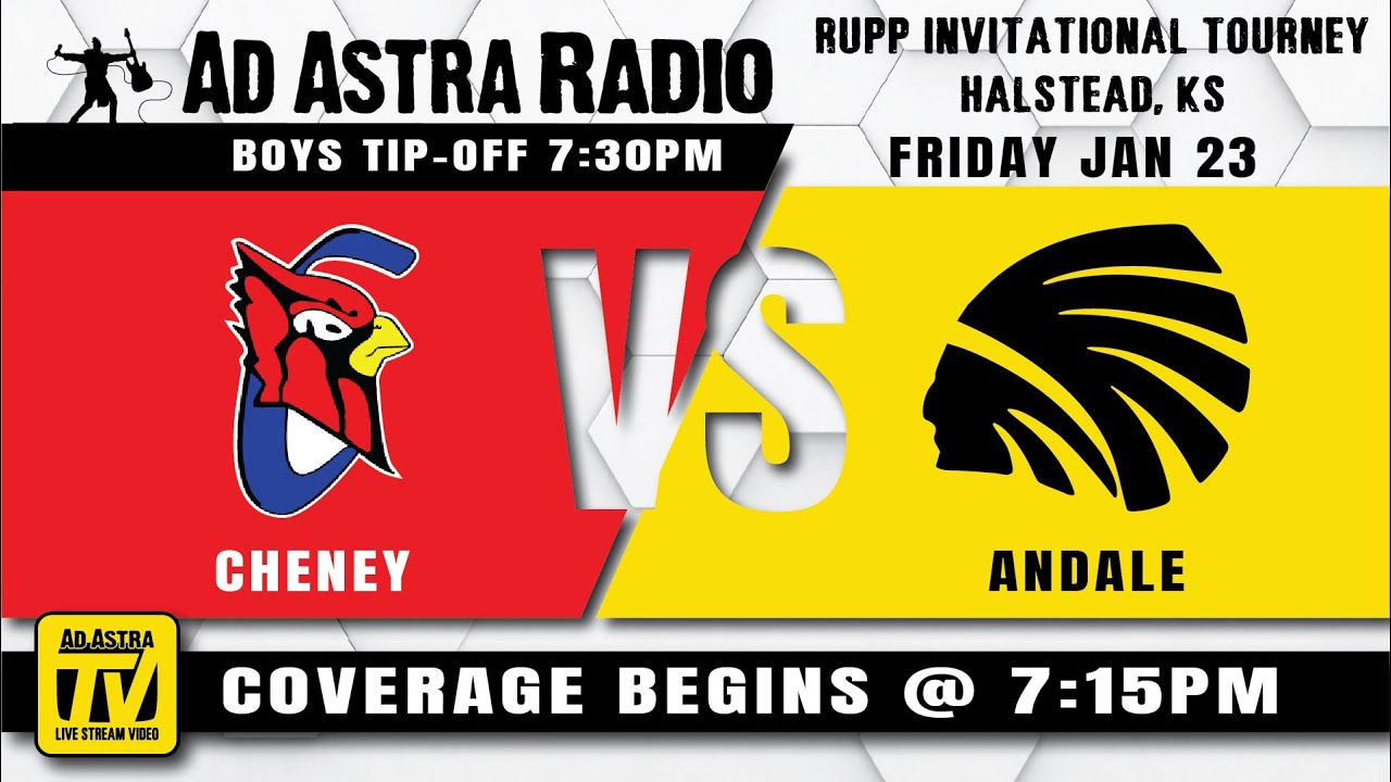 Andale vs. Cheney Boys Varsity Basketball @ Rupp Invitational 1-23-26