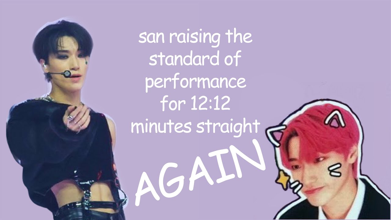 *part 2* ateez san having insane stage presence but for 