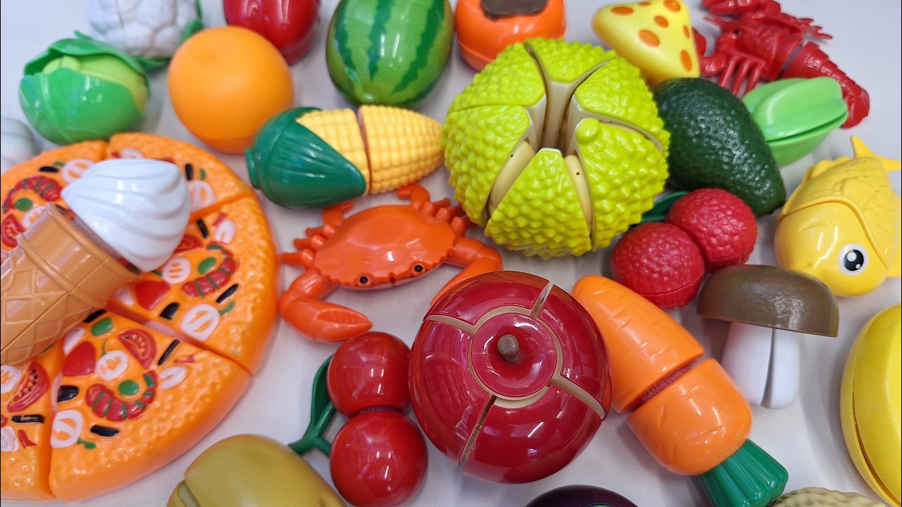 Kinetic Fruit Cutting ASMR 🥭🥝 Toys Slicing & Relaxing Sounds 🍰 No Talking