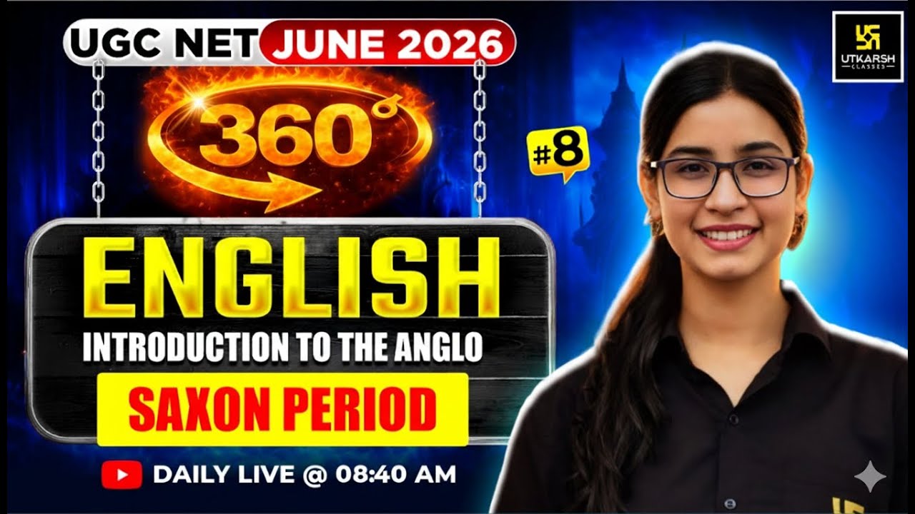 UGC NET JUNE 2026 | English Literature | Introduction to the Anglo-Saxon Period  | #8 | Prerna Ma'am