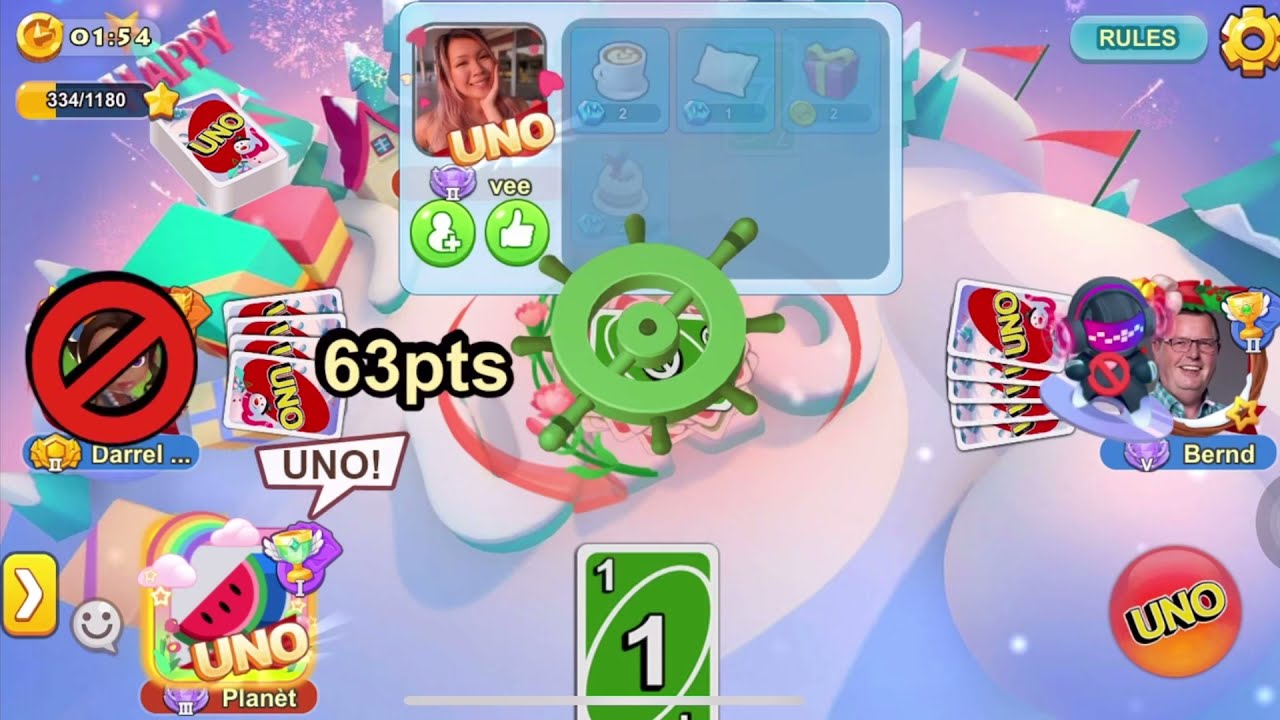 How to win Facebook Uno Card Game WITHOUT a good cards (Ranked mode - Classic x4)
