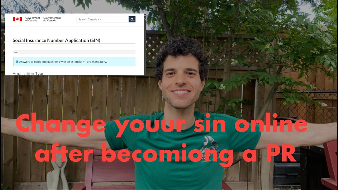 Change your sin from temporary to permanent online in Canada | International Students