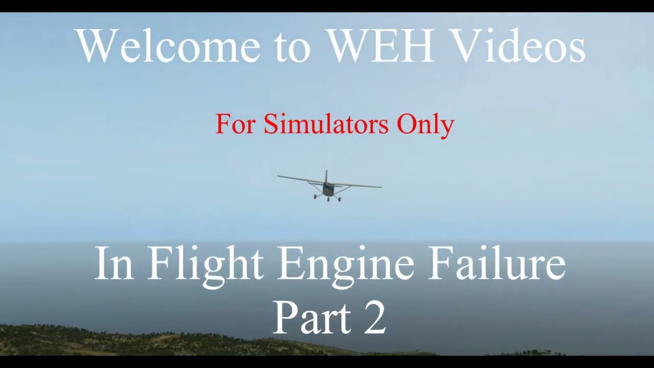 Отказ двигателя в полете. Часть 2.