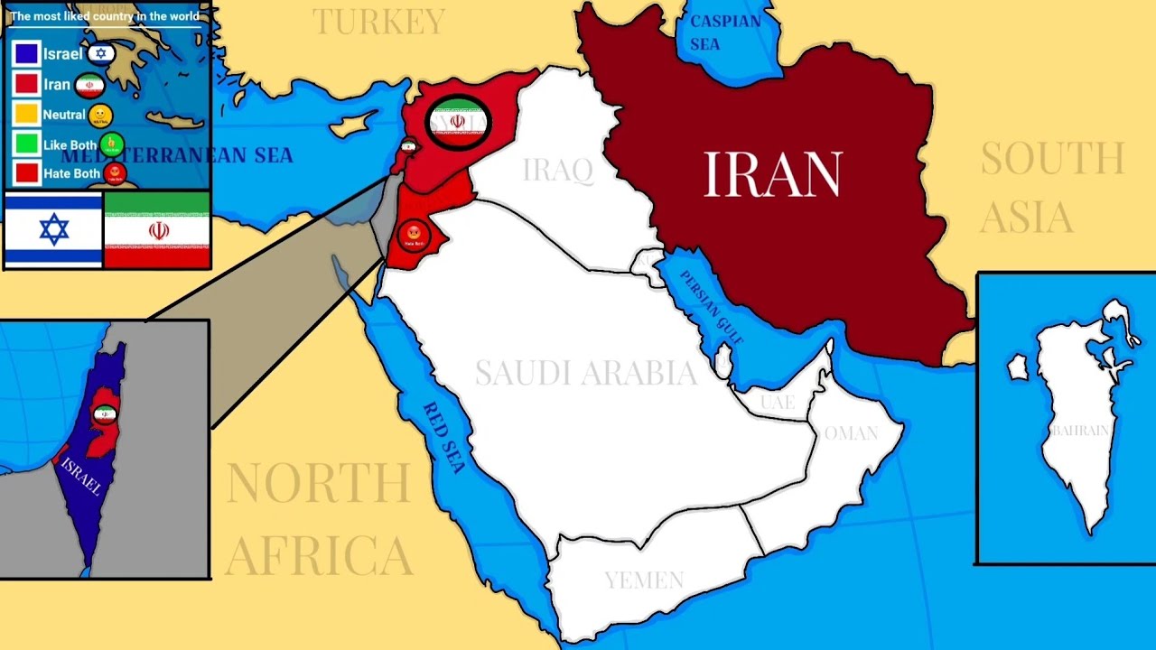 Israel 🇮🇱 vs Iran 🇮🇷? the most liked country in the world