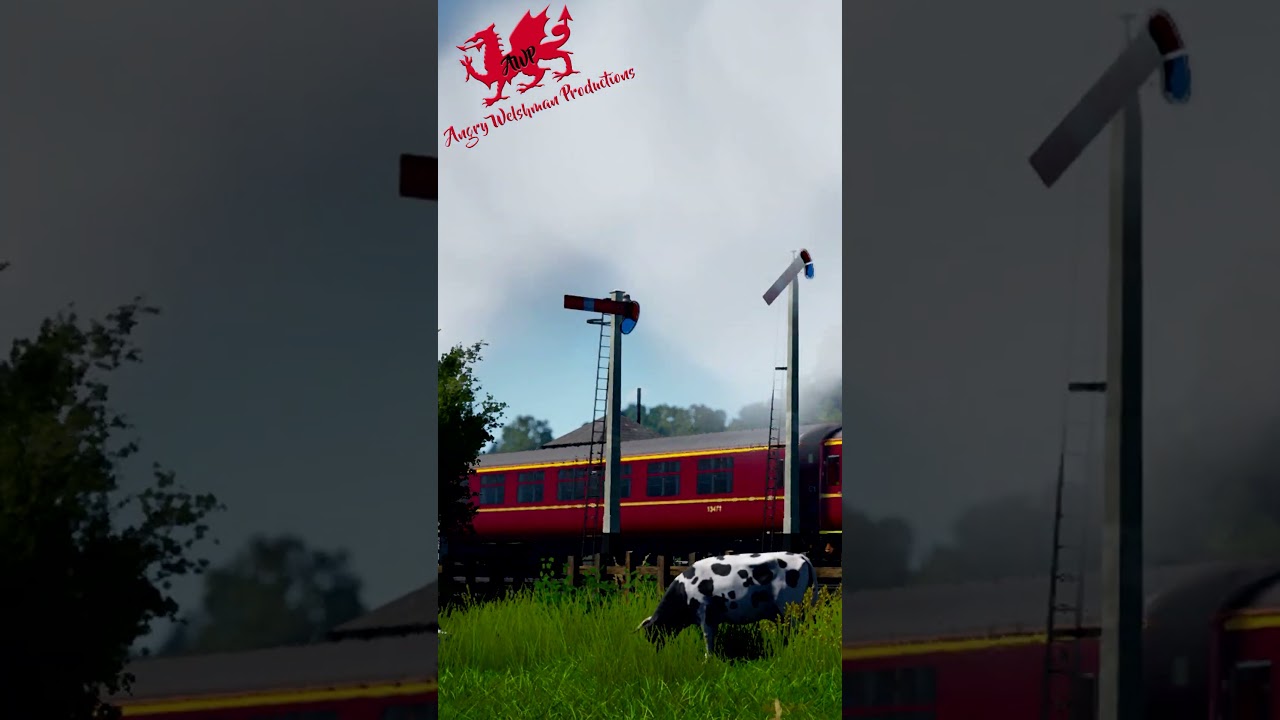 [#TSW Shorts 04] - #Wonders of Sodor. Flying Scotsman thunders across Dairy crossing, on the NWR.