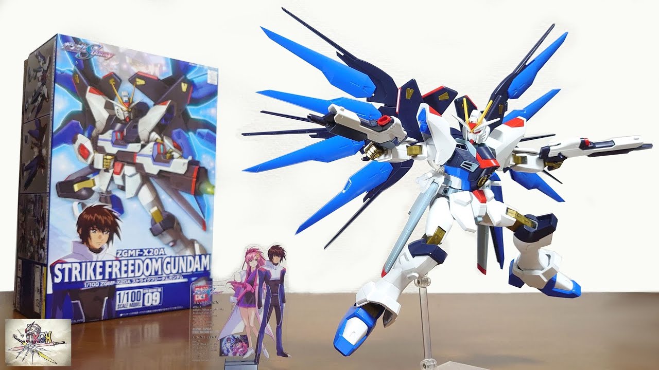 (各部展開ギミックなどを再現！懐かしの初回特典パーツやキャラクタープレートが付属！）1/100 ストライクフリーダムガンダム（初回特典付き）　レビュー