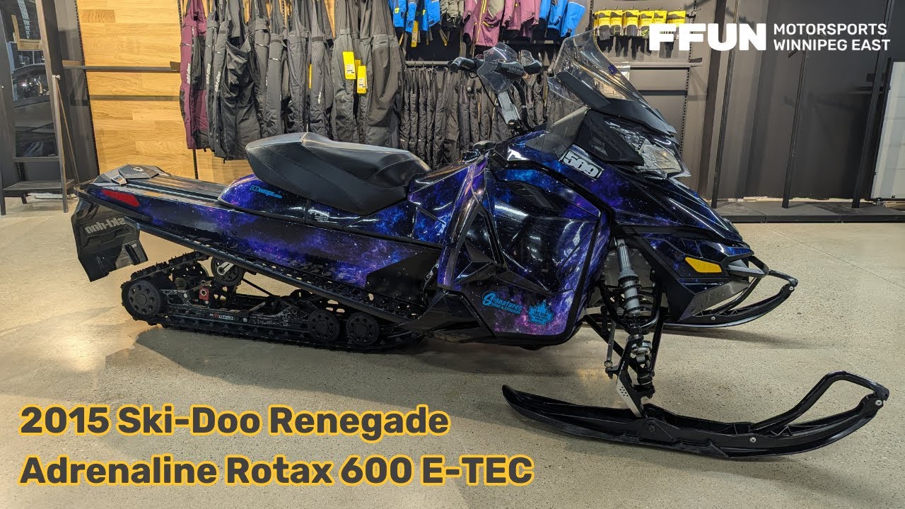 2015 Ski Doo Renegade Adrenaline 600 E TEC Walkaround