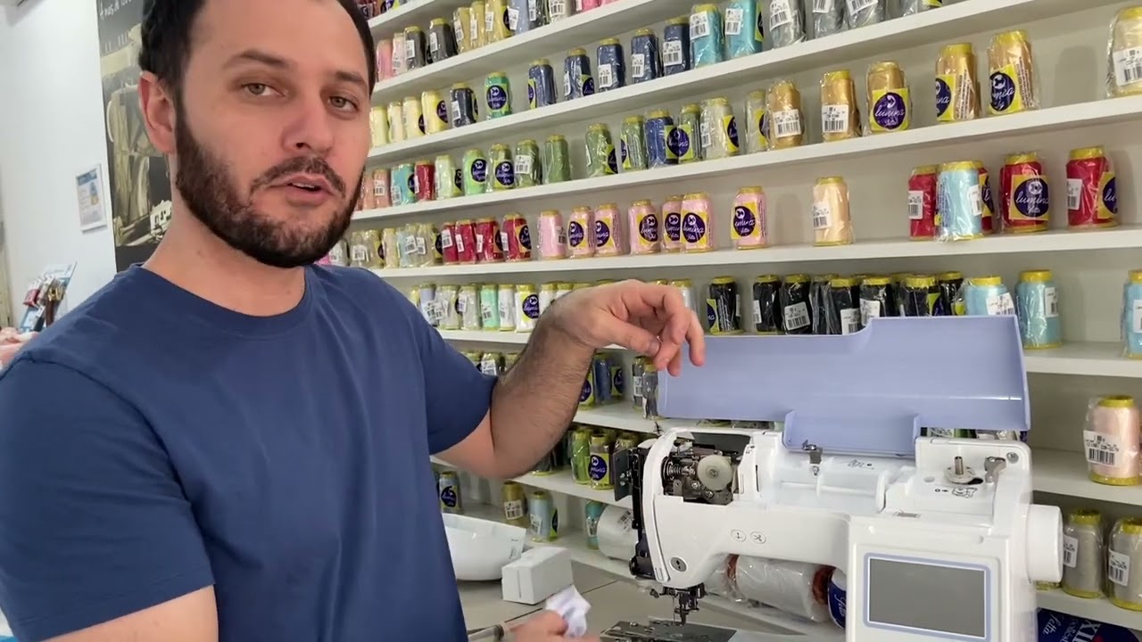 COMO E ONDE LUBRIFICAR MÁQUINA DE BORDADO