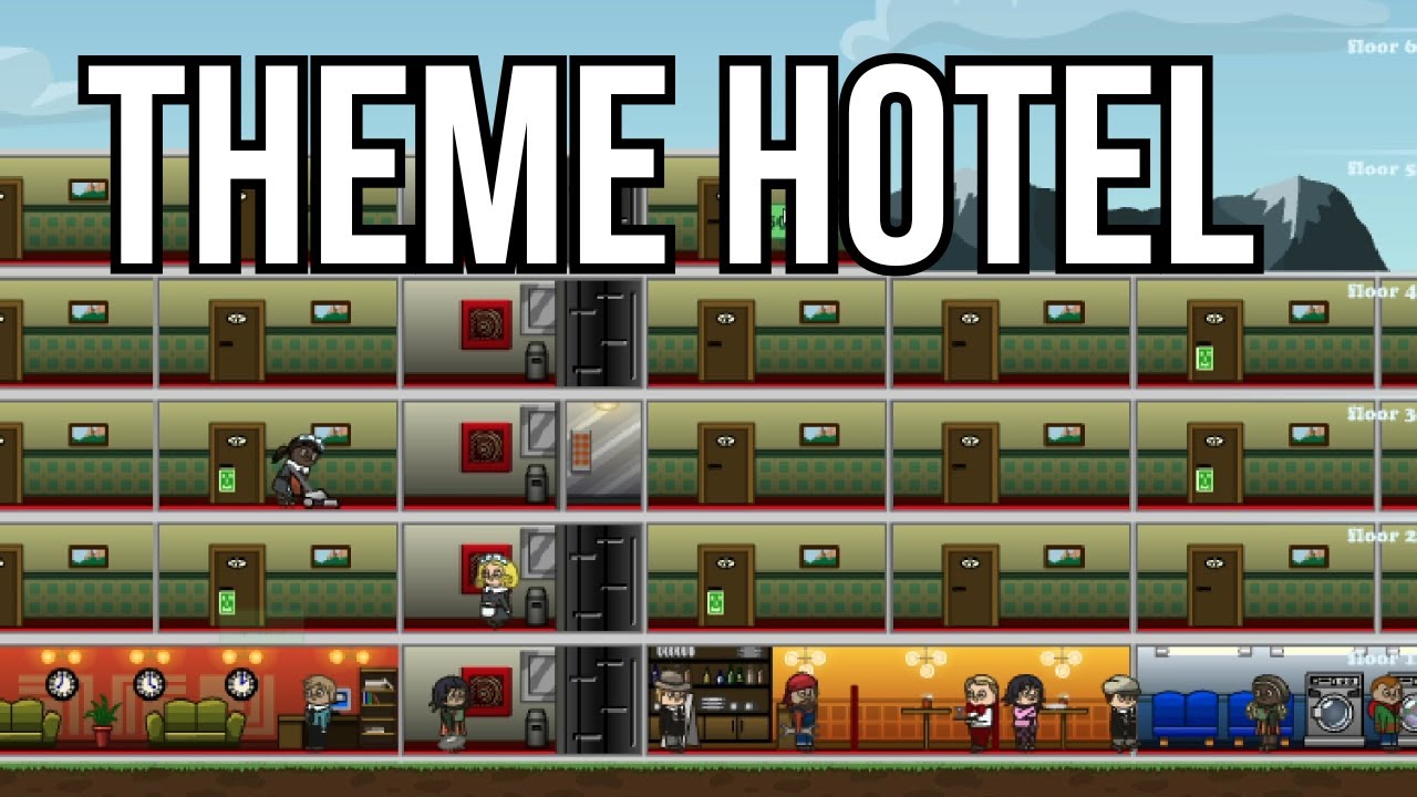 Building a 5 Star Hotel in this classic Flash Game (Theme Hotel)