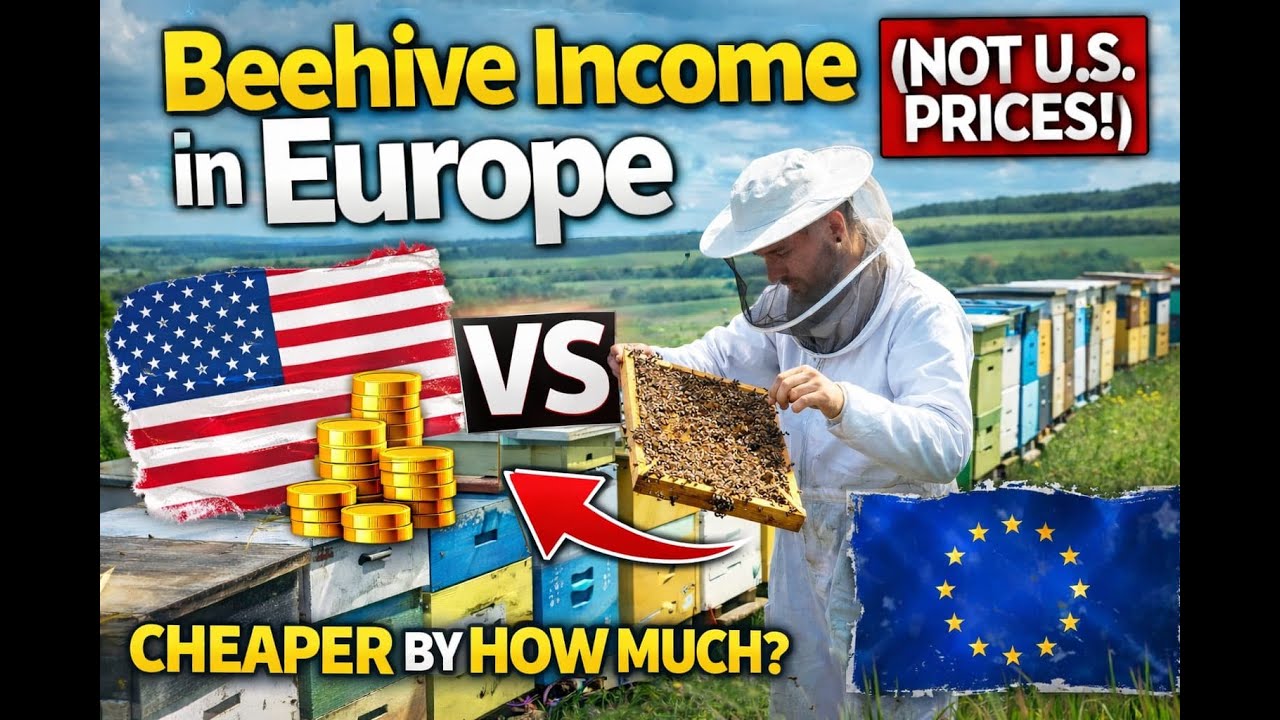 Beehive Income in Europe (Not U.S. Prices!)
