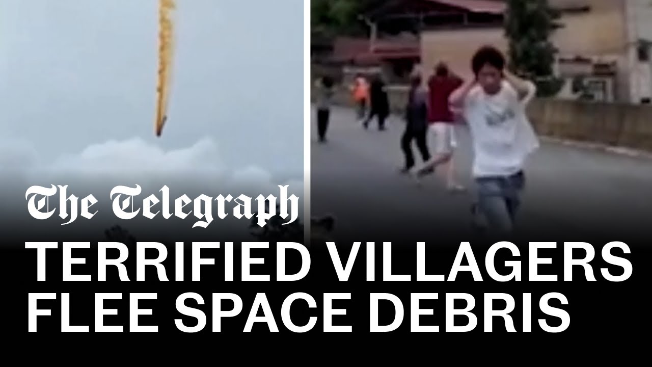 Space rocket debris rains down on villagers in China