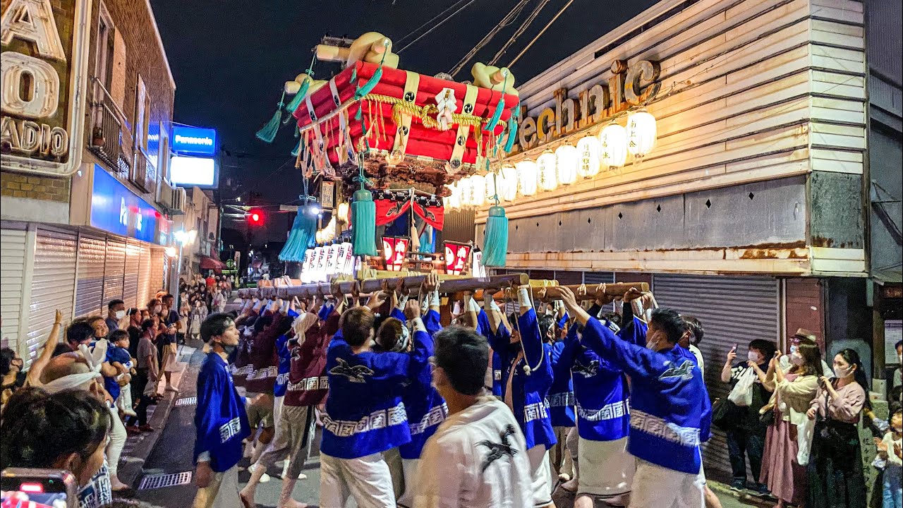 令和3年 南伝法 鴉宮夏祭り 南上太鼓 宮入 2021/08/01(日)