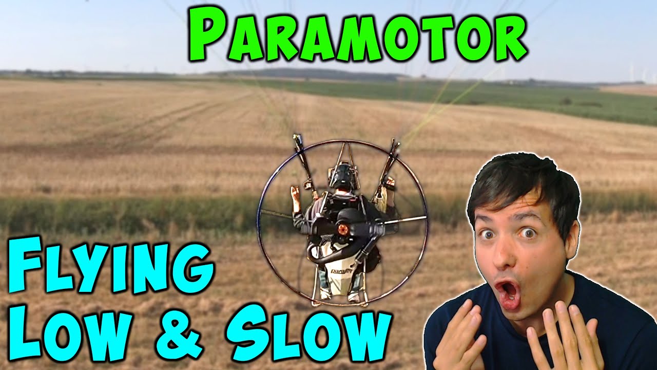 Paramotor Flying Super LOW & SLOW PPG Manni - Motorschirm Fliegen